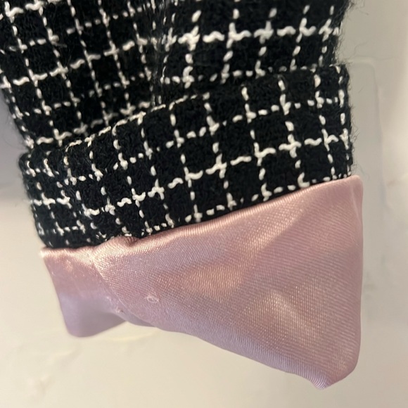 B & W Tweed-Style Jacket by Rave, Sz M - Picture 15 of 16